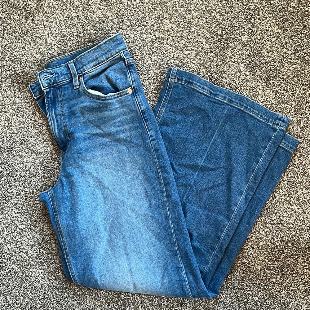 Gap Wide leg High Rise Jeans Sz 28